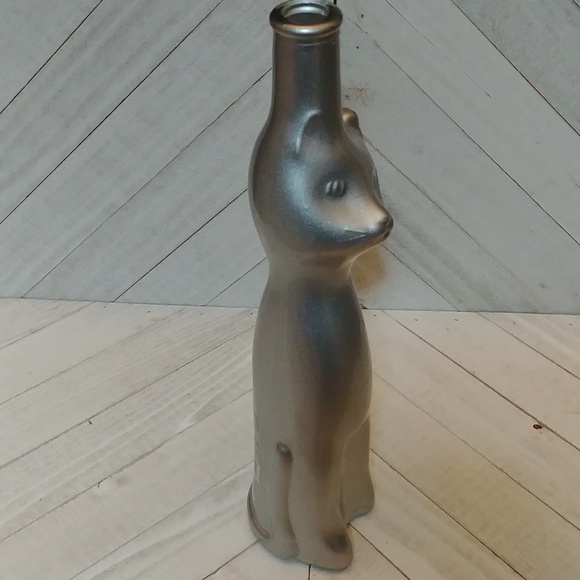 Moselland Happy Cat Rheinhessen  Collection Metallic Silver Bottle … - Picture 5 of 7